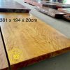 Chiếu ngựa 2 tấm gỗ Cẩm Vàng vân chun CN05 1