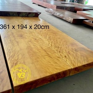 Chiếu ngựa 2 tấm gỗ Cẩm Vàng vân chun CN05 1