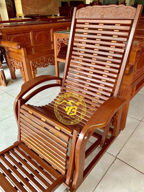 Ghế lười gỗ nghiến 3 dây SPK01 2