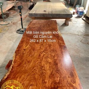 Bàn ăn nguyên khối gỗ Cẩm Lai BGNK03 1