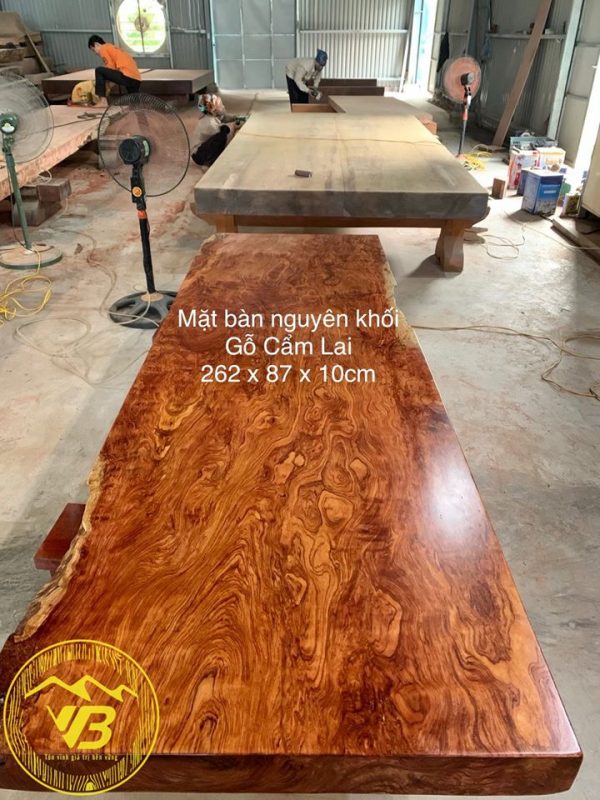 Bàn ăn nguyên khối gỗ Cẩm Lai BGNK03 1