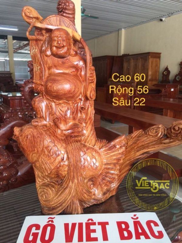 Những lưu ý khi đặt tượng Phật Di Lặc gỗ trong nhà 1