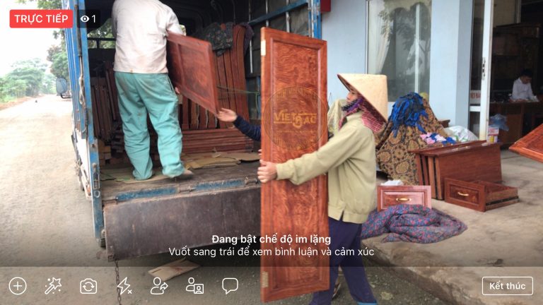 Chuyển 5 chiếu giường 1 tủ 4 cách gỗ Cẩm khách Bắc Ninh 2