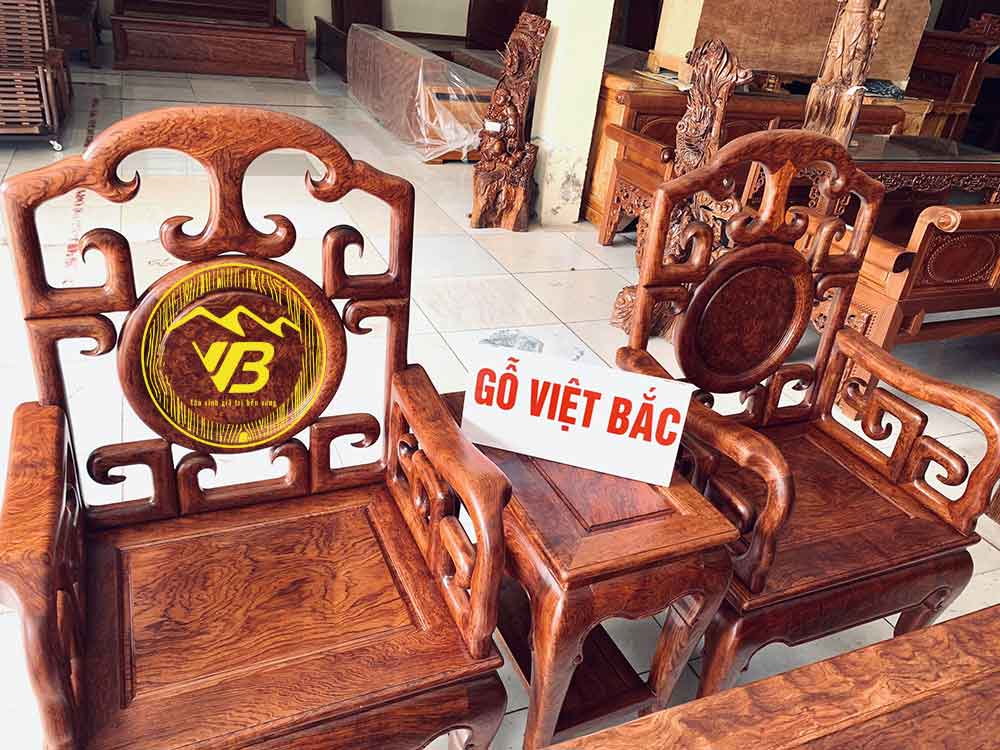 Bàn Ghế Móc Mỏ (Móc Tàu) Gỗ Cẩm Lai BGM01 5