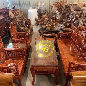 Bộ Bàn Ghế Móc Mỏ Vân Chun Siêu Siêu VIP BGM02 1