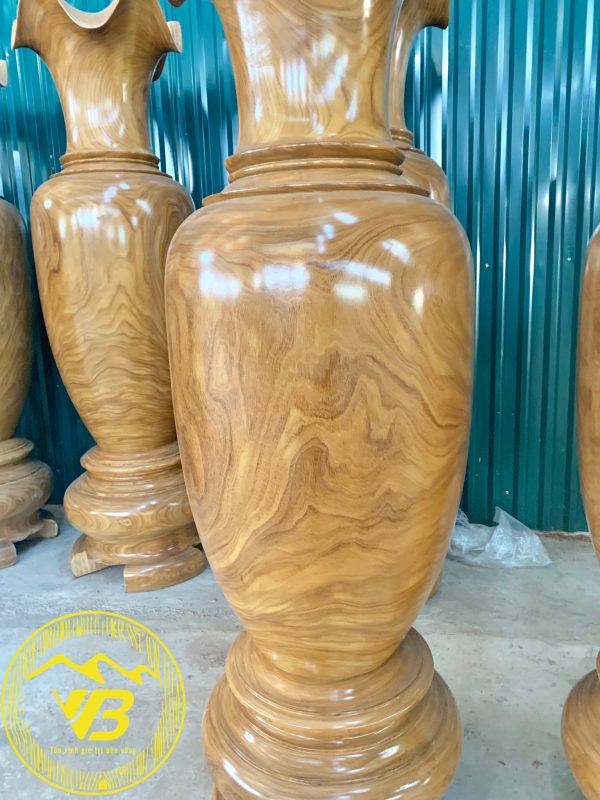 Đôi Lục Bình Gỗ Cẩm Vàng siêu đẹp KLB104 2