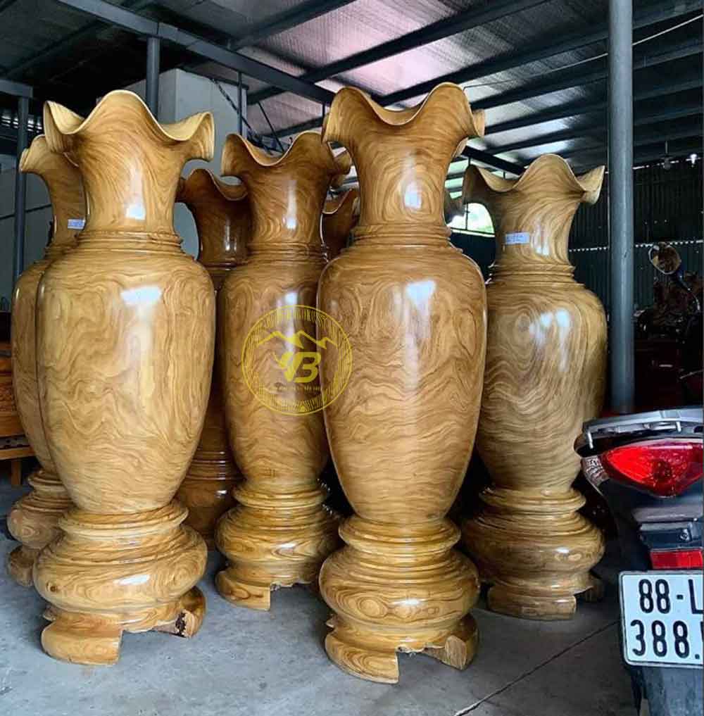 Lục bình nguyên khối vân tự nhiên KLB102 2