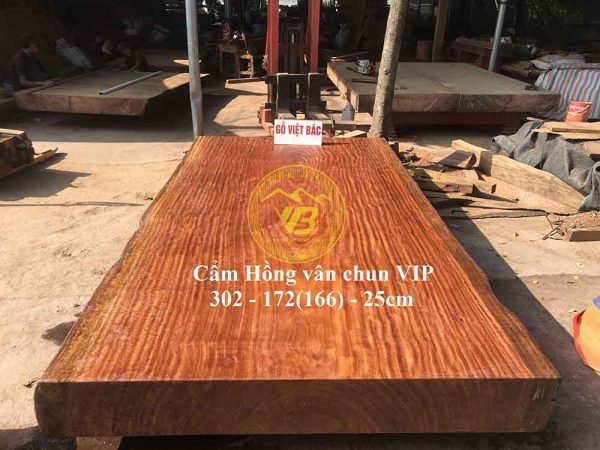 Sập Chiếu Ngựa 1 Tấm Nguyên Khối gỗ Cẩm Hồng CN15 1