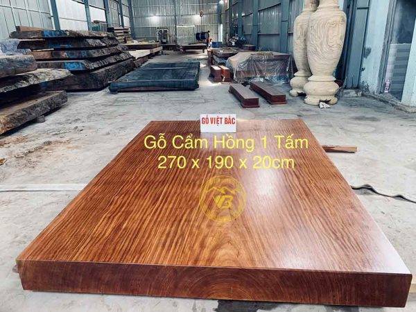 Sập Chiếu Phản 1 Tấm Gỗ Cẩm Hồng CN18 1
