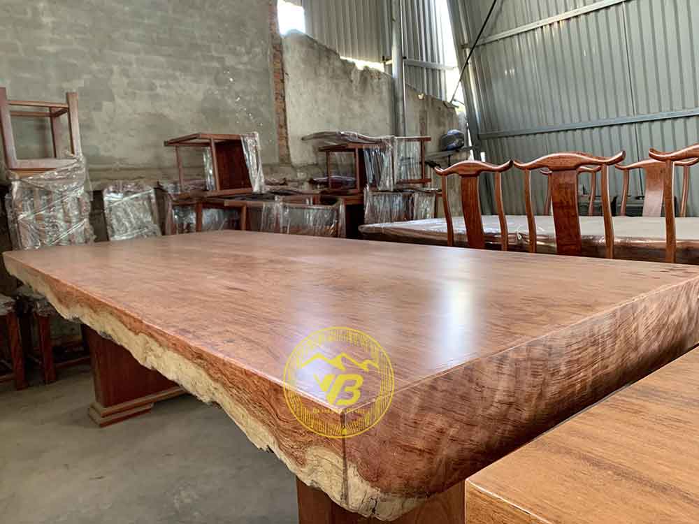 Mặt bàn nguyên khối Gỗ Cẩm Lai BGNK09 2