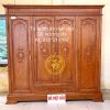 Tủ Quần Áo 4 cánh 3 buồng Hoa Lan Tây GTB05 1