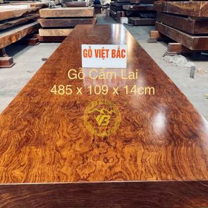 Mặt Bàn Nguyên Khối Gỗ Cẩm Lai Vân Chun Siêu Siêu VIP BNGK16 1