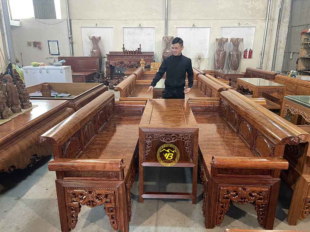 Trường Kỷ Đại Gỗ Cẩm Lai Siêu Siêu VIP BGNK17 1