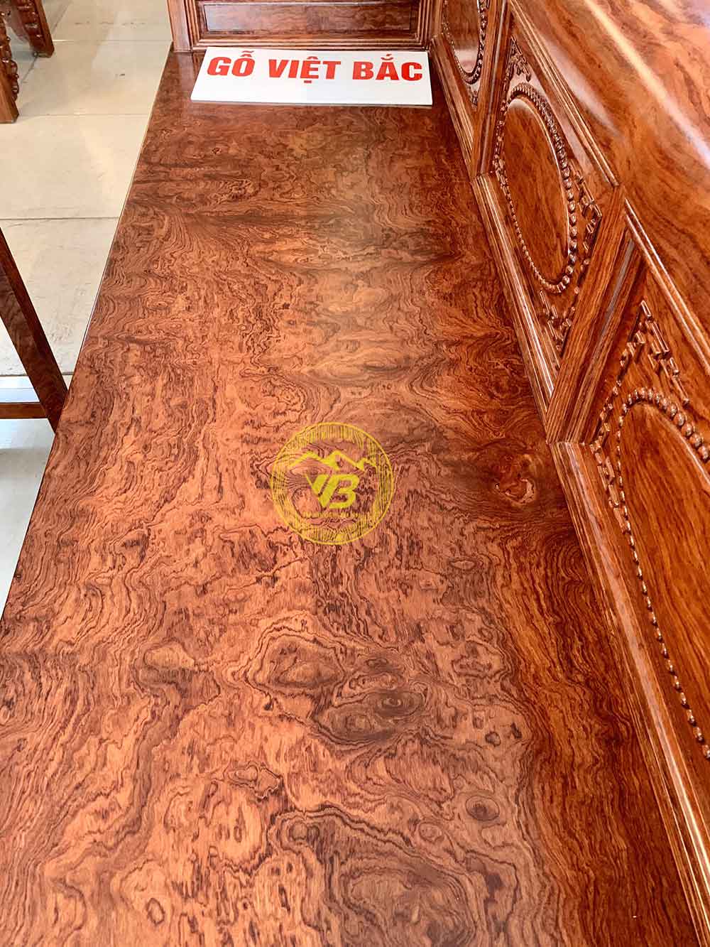 Trường Kỷ Đại Gỗ Cẩm Lai Vân Chun Siêu Siêu VIP TK216 3
