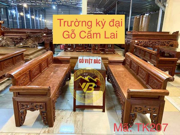 Trường Kỷ Đại Gỗ Cẩm Lai TK207 1