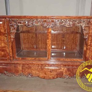 Tủ Chè Trơn Vân Chun Siêu Siêu VIP SGTC202 1