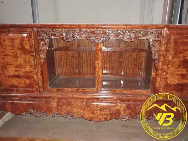 Tủ Chè Trơn Vân Chun Siêu Siêu VIP SGTC202 1