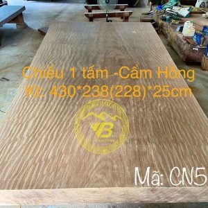 Sập Chiếu Phản Gỗ 1 Tấm Gỗ Cẩm Hồng CN534 1