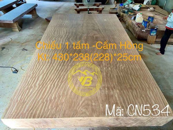 Sập Chiếu Phản Gỗ 1 Tấm Gỗ Cẩm Hồng CN534 1