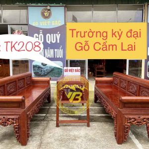 Trường Kỷ Đại Gỗ Cẩm Lai TK208 1