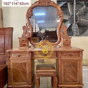 Bàn phấn hoa hồng Gỗ Hương đá GTB239 1