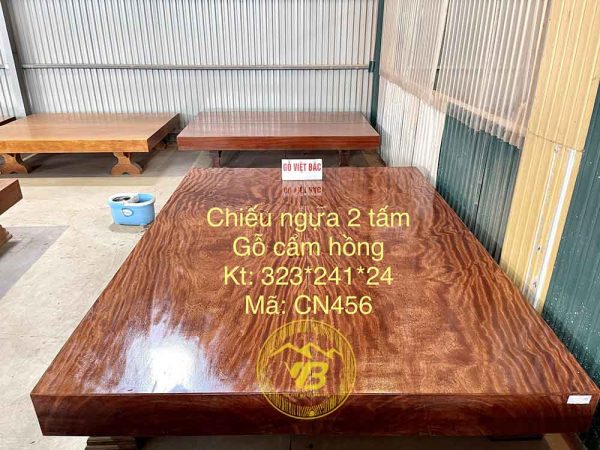 Sập Chiếu Phản 2 tấm gỗ Cẩm Hồng CN456 1