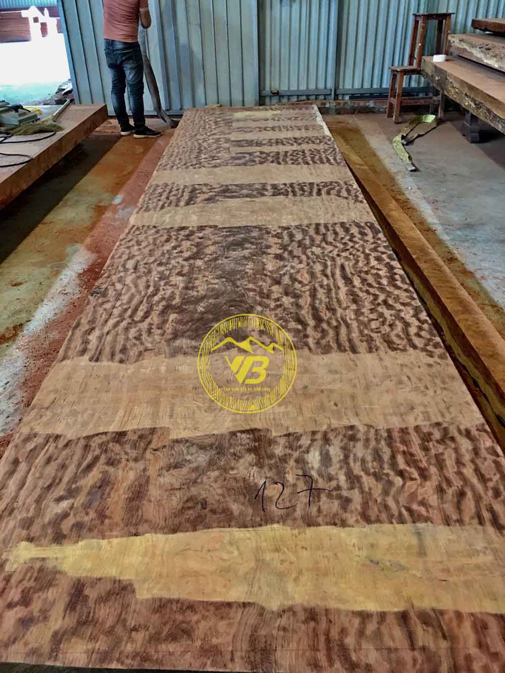 Mặt bàn nguyên khối Gỗ Cẩm Lai CN33 3