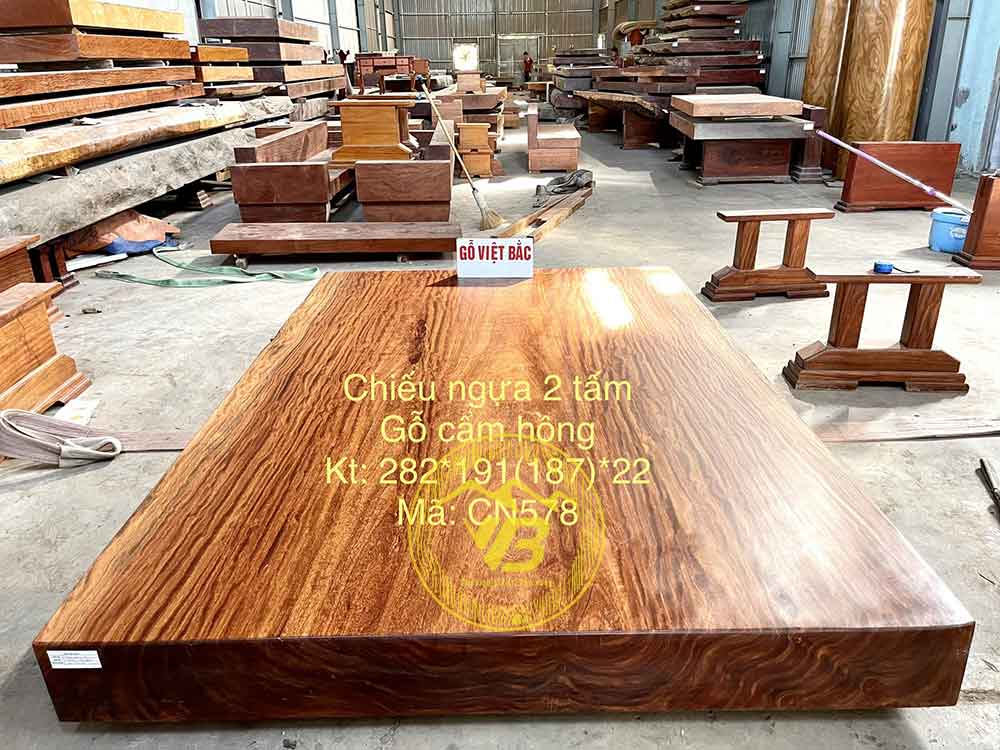 Chiếu ngựa 1 tấm gỗ Cẩm Hồng CN578 1