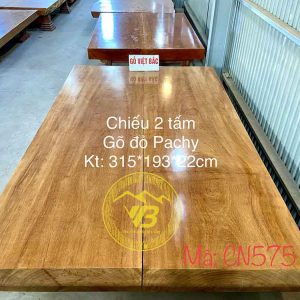  Chiếu 2 tấm gỗ Gõ Đỏ Pachy CN575 1