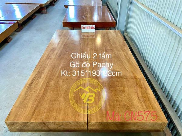  Chiếu 2 tấm gỗ Gõ Đỏ Pachy CN575 1