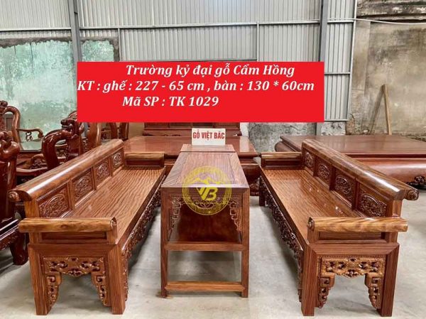 Trường Kỷ Đại gỗ Cẩm Hồng TK1029 1