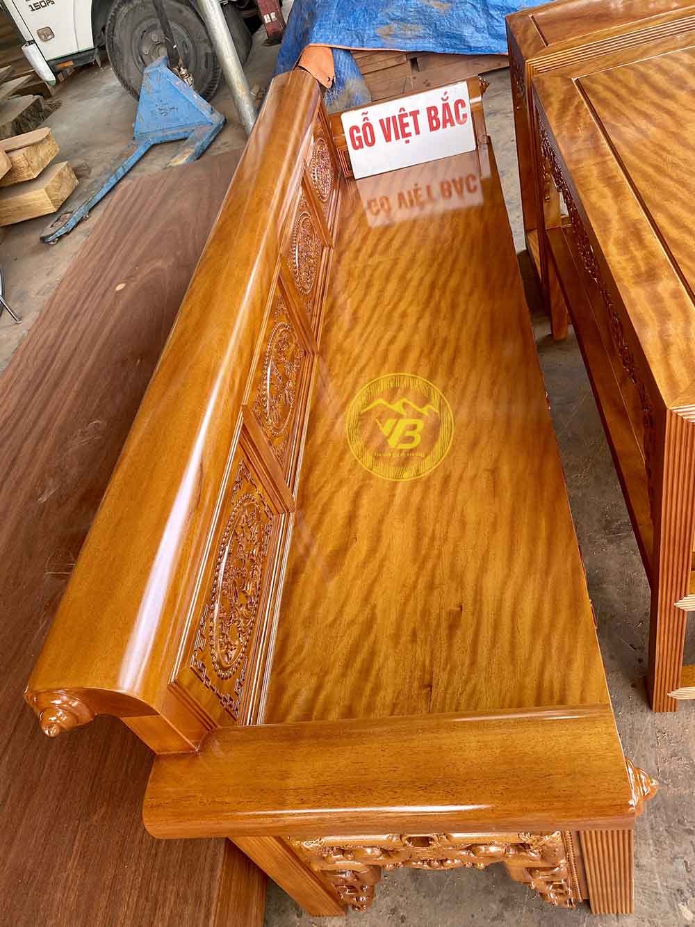 Trường Kỷ Gỗ Cẩm Vàng BGNK1028 3