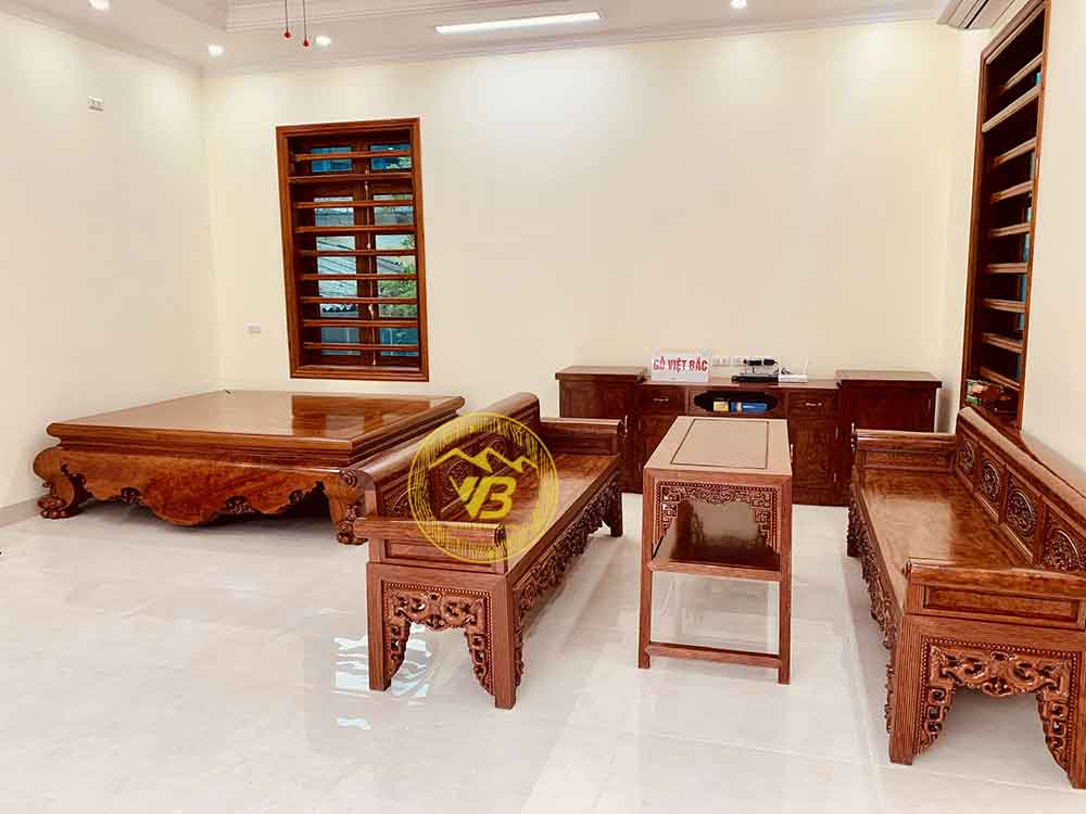 Bàn giao khách Vĩnh Phúc kệ Tivi, sập, trường kỷ siêu đẹp 2