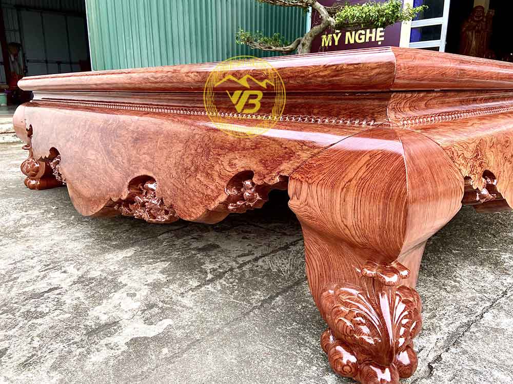 Sập Gỗ Trơn 1 Lá Liền Gỗ Cẩm Lai SGTC232 3