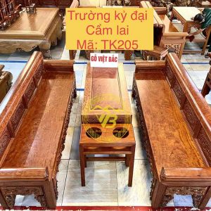 Trường Kỷ Đại Tứ Quý Gỗ Cẩm Lai TK205 1