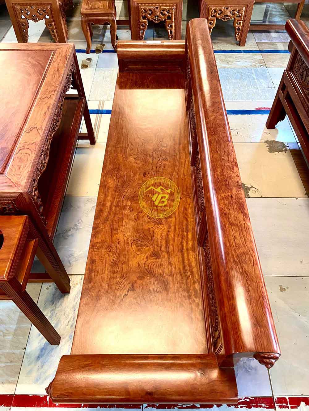 Trường Kỷ Đại Tứ Quý Gỗ Cẩm Lai TK205 3
