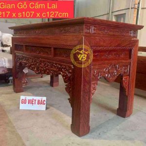 Án gian Ngũ Phúc Gỗ Cẩm Lai ST213 1