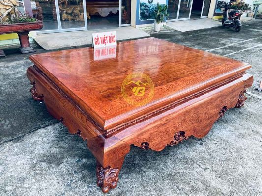 Sập Gỗ Trơn 1 Lá Liền Gỗ Cẩm Lai SGTC233 3