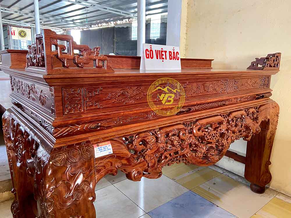 Sập thờ ngũ phúc Gỗ Cẩm Lai ST211 2