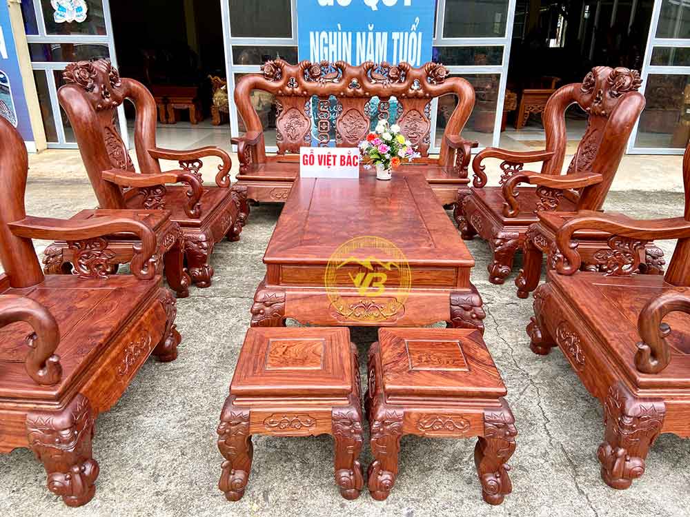 Bộ bàn ghế Minh Quốc Hồng Trĩ BGCC230 2