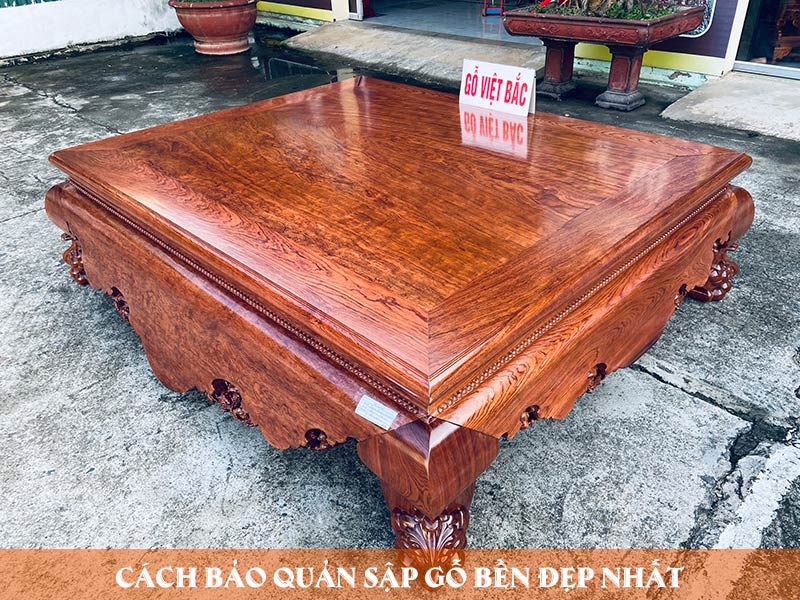 Gỗ Việt Bắc – Hướng dẫn bảo quản sập gỗ bền đẹp 2