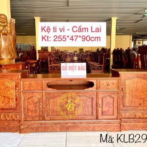 Kệ ti vi gỗ Cẩm Lai KL294 1