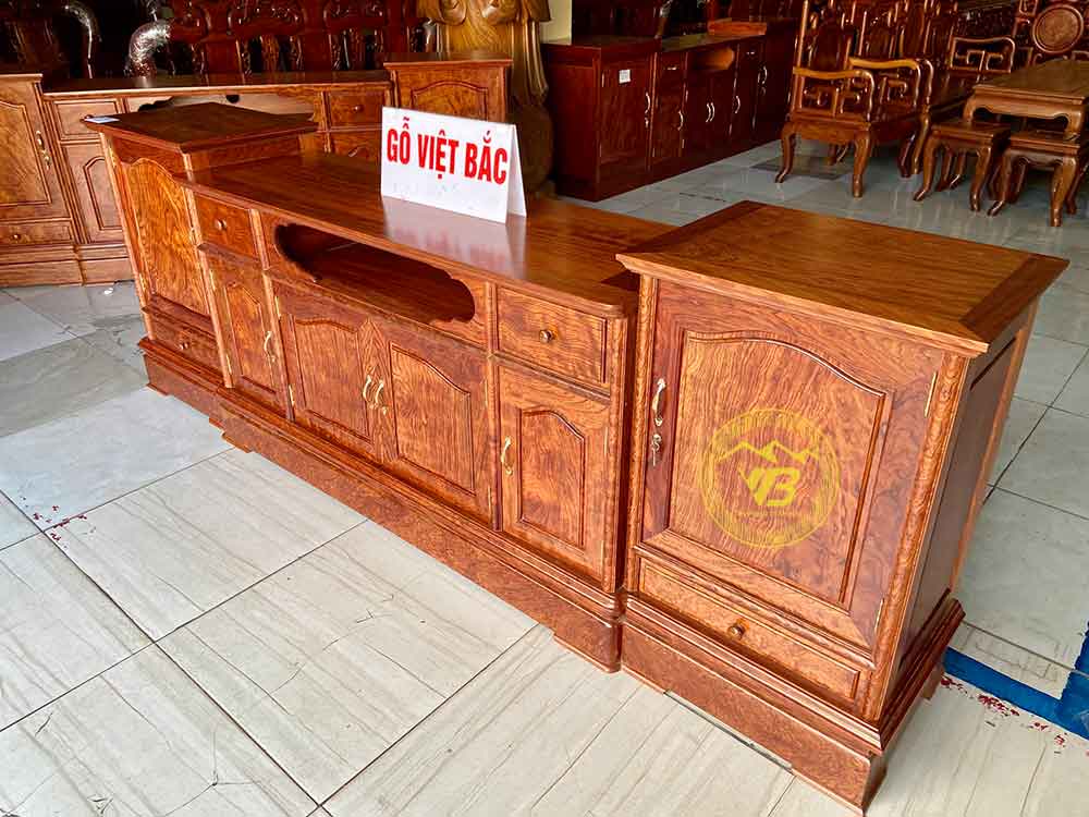 Kệ ti vi gỗ Cẩm Lai KL294 2