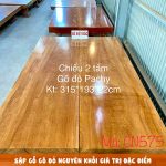 Sập gỗ nguyên khối gỗ gõ đỏ giá trị cách nhận biết
