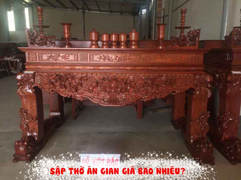 Bàn thờ án gian, sập thờ gỗ đẹp giá bao nhiêu? 1