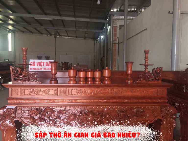 Bàn thờ án gian, sập thờ gỗ đẹp giá bao nhiêu? 2