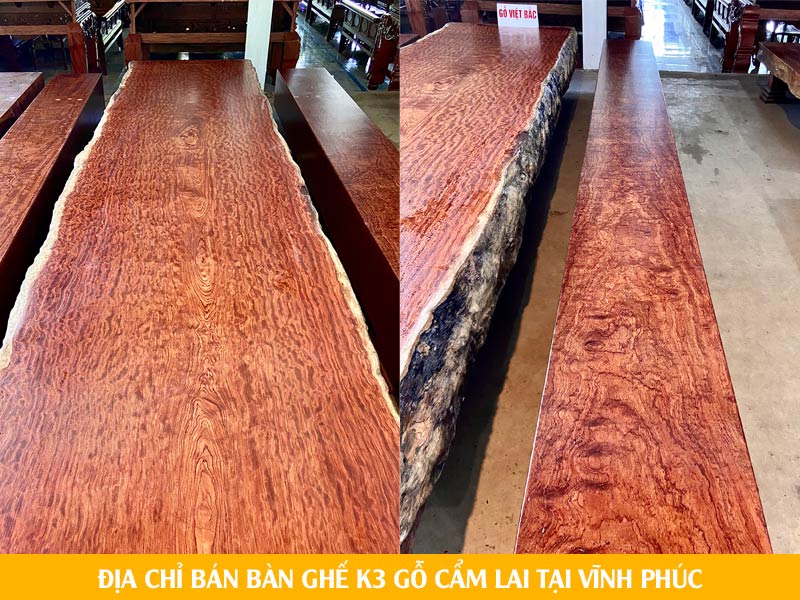Mua ở đâu Bộ bàn ghế K3 Nguyên khối gỗ Cẩm Lai tại Vĩnh Phúc? 3
