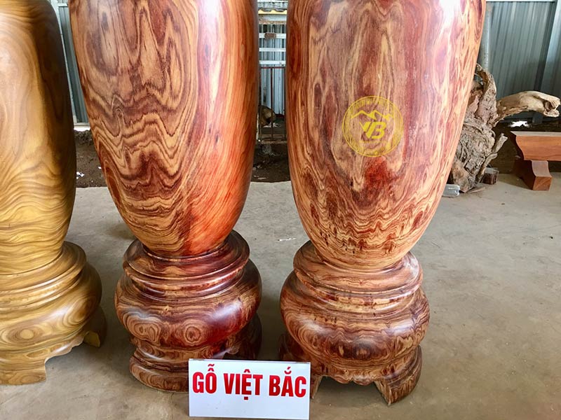 Địa chỉ bán Lục Bình nguyên khối Gỗ Hương đỏ 3