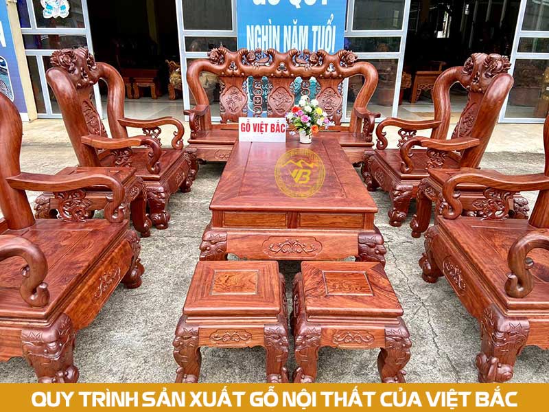 Quy trình sản xuất gỗ nội thất của Gỗ Việt Bắc 1