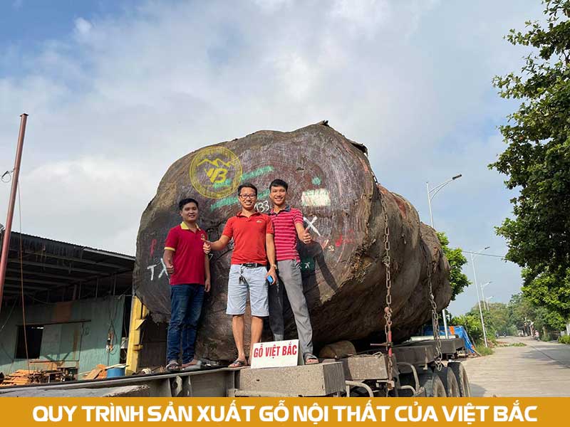 Quy trình sản xuất gỗ nội thất của Gỗ Việt Bắc 2